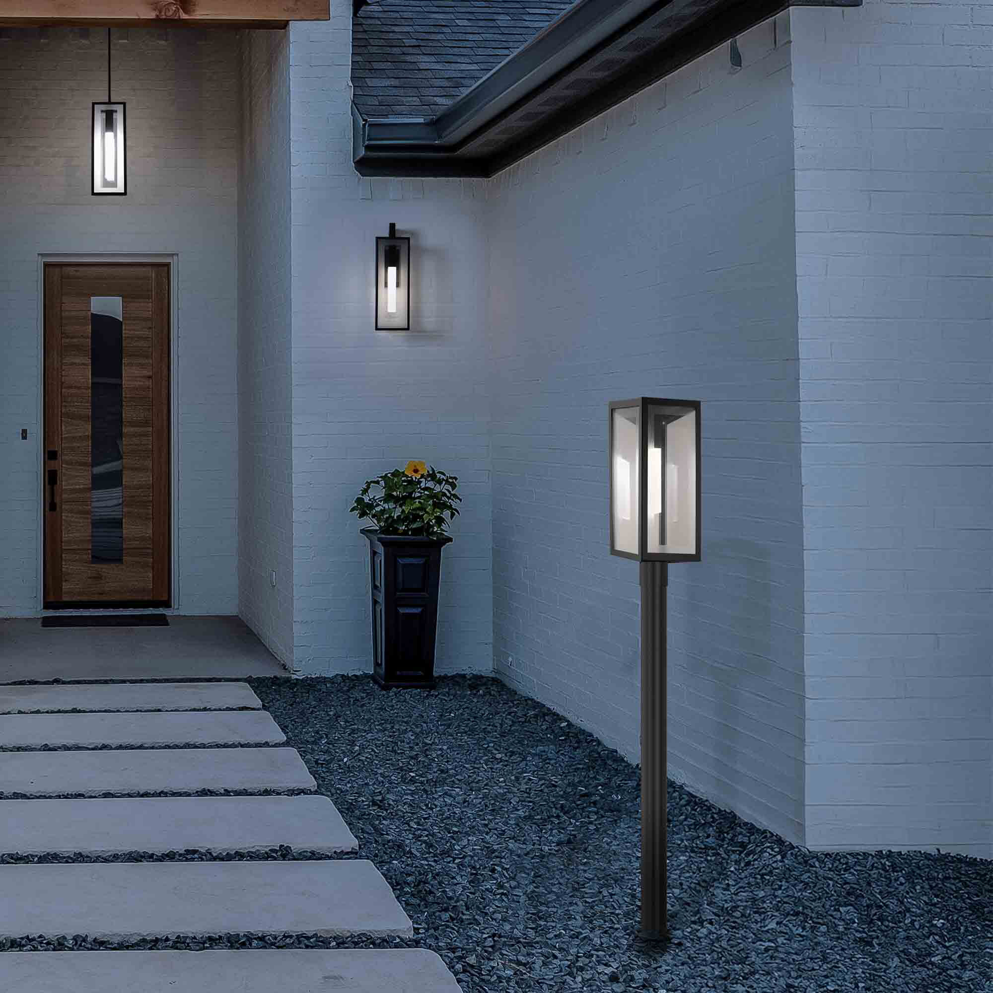Cambridge LED 20.8 inch Black Outdoor Post Lighting