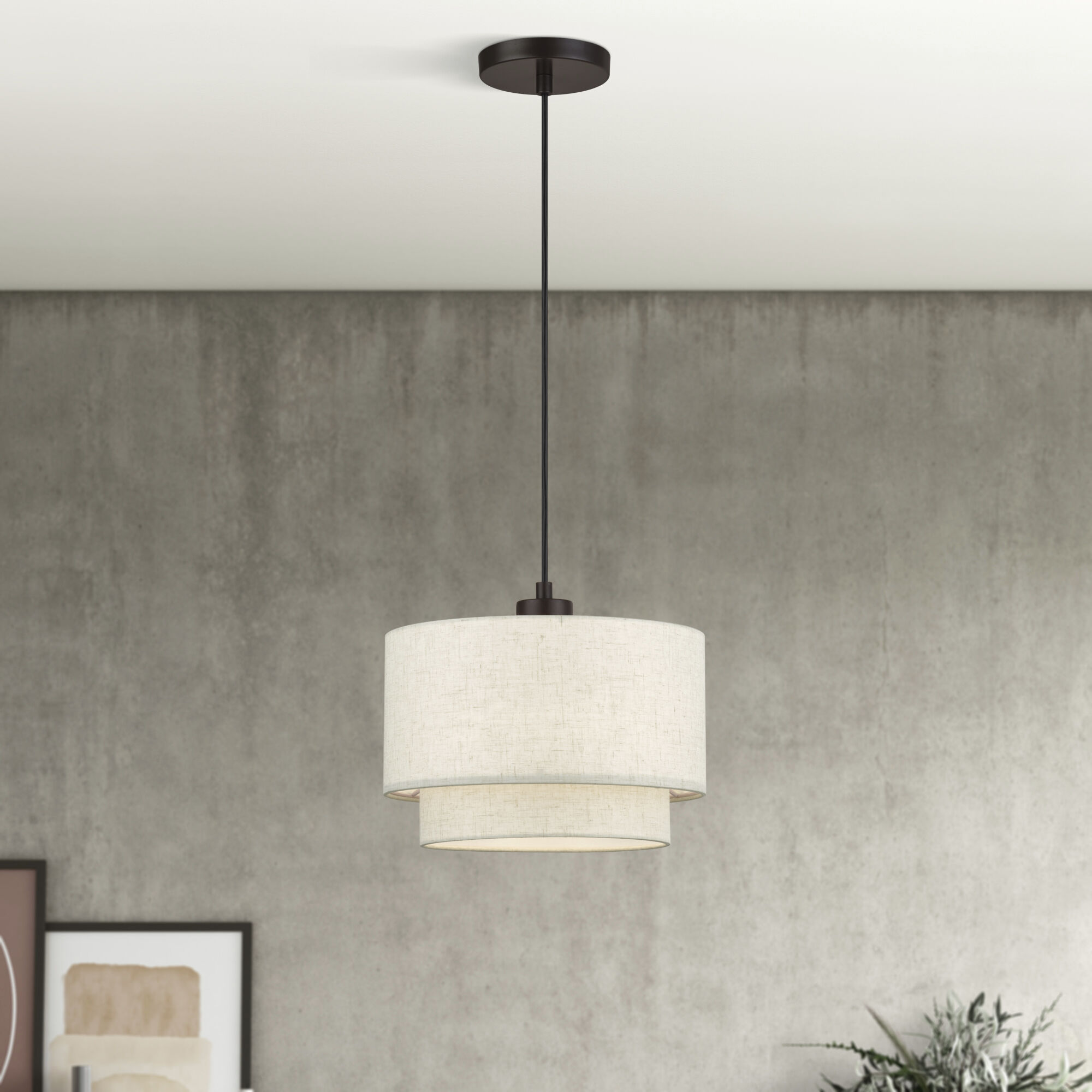 Manorwood 1 Light 12 inch English Bronze Pendant Ceiling Light