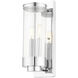 Hillcrest 2 Light 15.75 inch Polished Chrome Medium Outdoor Wall Lantern