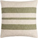 Mobley 18 X 18 inch Light Beige / Grass Green Accent Pillow
