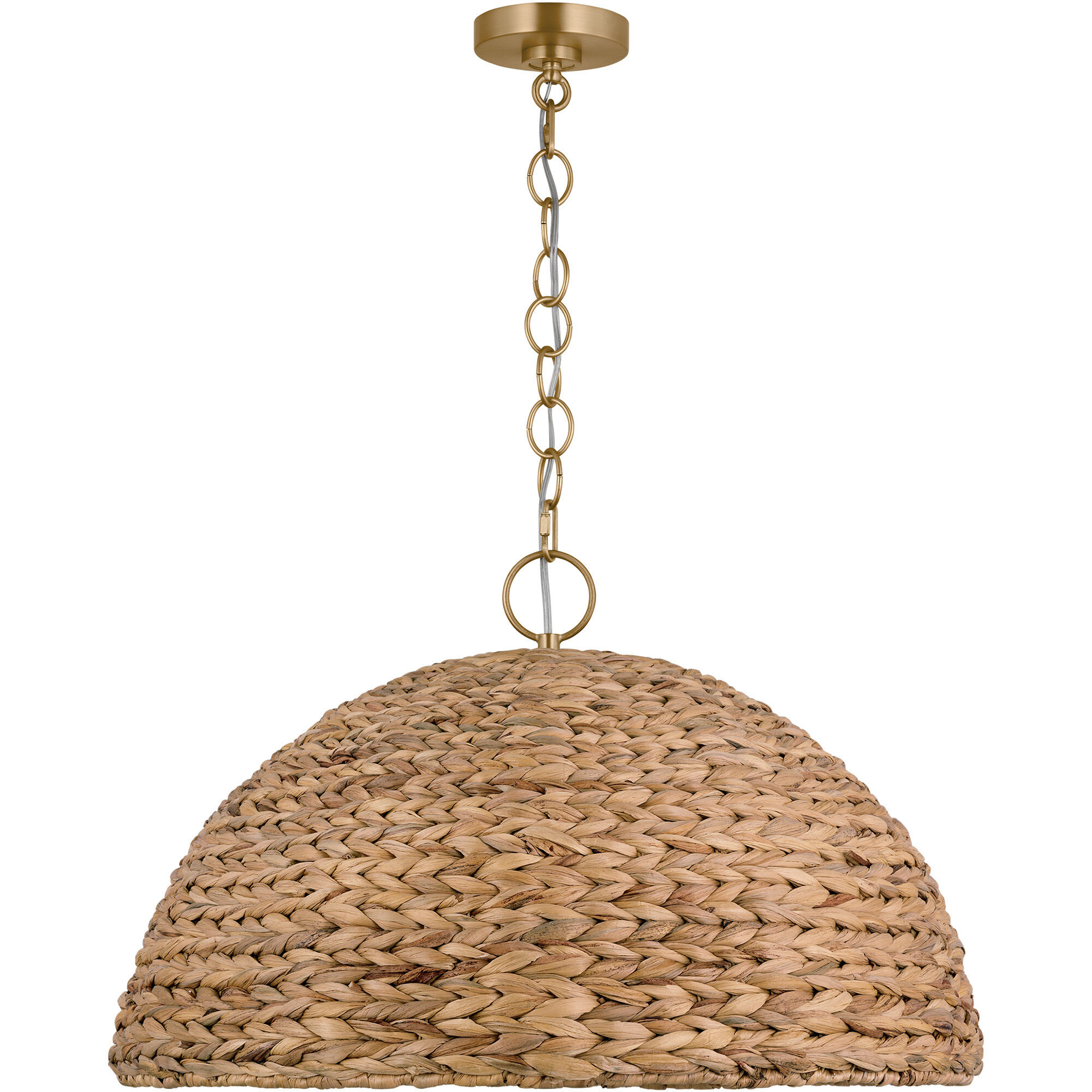 ED Ellen DeGeneres Cay 3 Light 24 inch Burnished Brass Pendant Ceiling Light