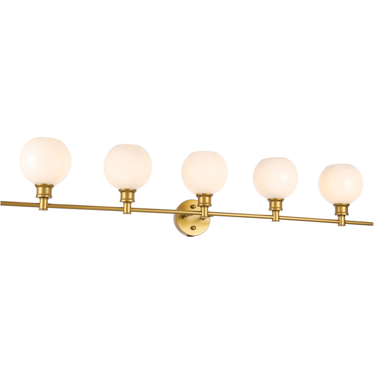 Collier 5 Light 47 inch Brass Wall sconce Wall Light