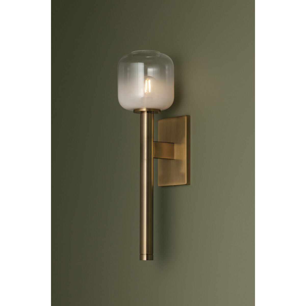Axton 1 Light 5.25 inch Patina Brass Wall Sconce Wall Light