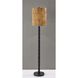Norfolk 63 inch 100.00 watt Black Wood Floor Lamp Portable Light