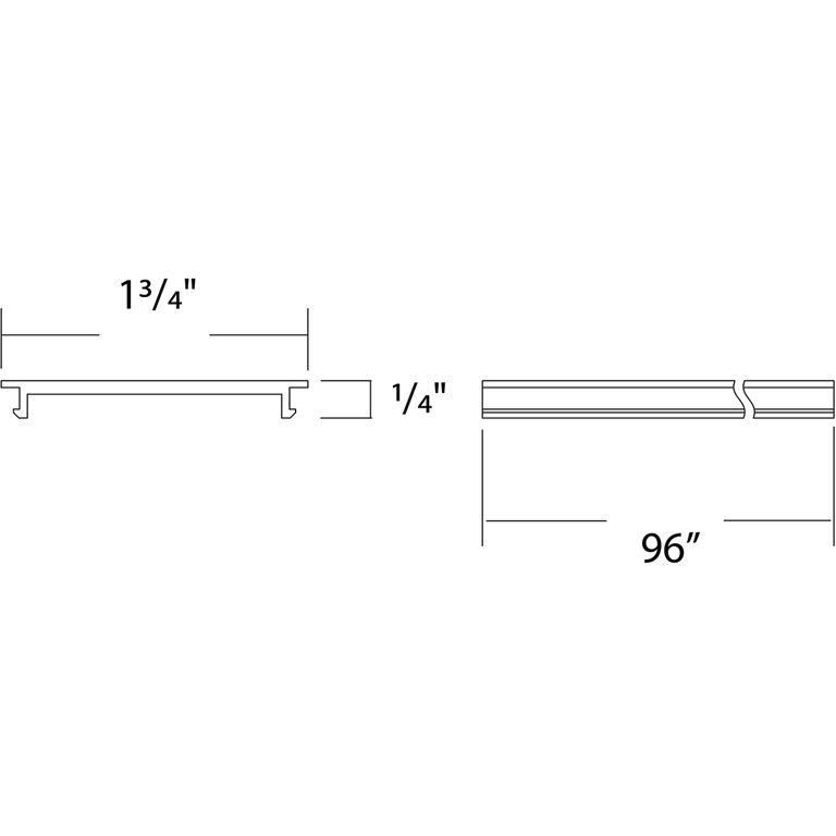 Ventrix Black Track Component Ceiling Light