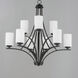 Deven 9 Light 32 inch Black Multi-Tier Chandelier Ceiling Light