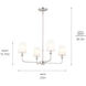 Pallas 4 Light 25 inch Polished Nickel Chandelier Ceiling Light