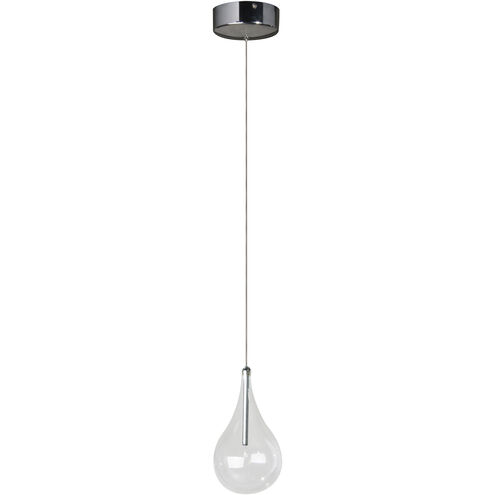 Larmes 1 Light 4.5 inch Polished Chrome Single Pendant Ceiling Light