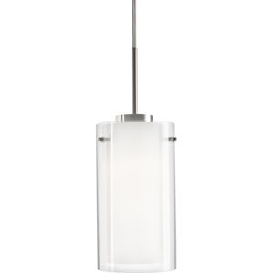 Verona LED 3.88 inch Brushed Nickel Pendant Ceiling Light