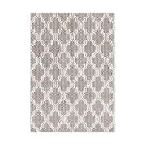 Lagom 35 X 24 inch Charcoal/Medium Gray/Light Gray/Ivory Rugs, Rectangle