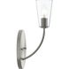 Jheni 1 Light 7 inch Brushed Nickel Wall Sconce Wall Light