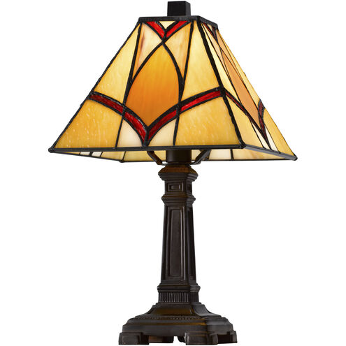 3113 Tiffany 14 inch 40.00 watt Dark Bronze Accent Lamp Portable Light
