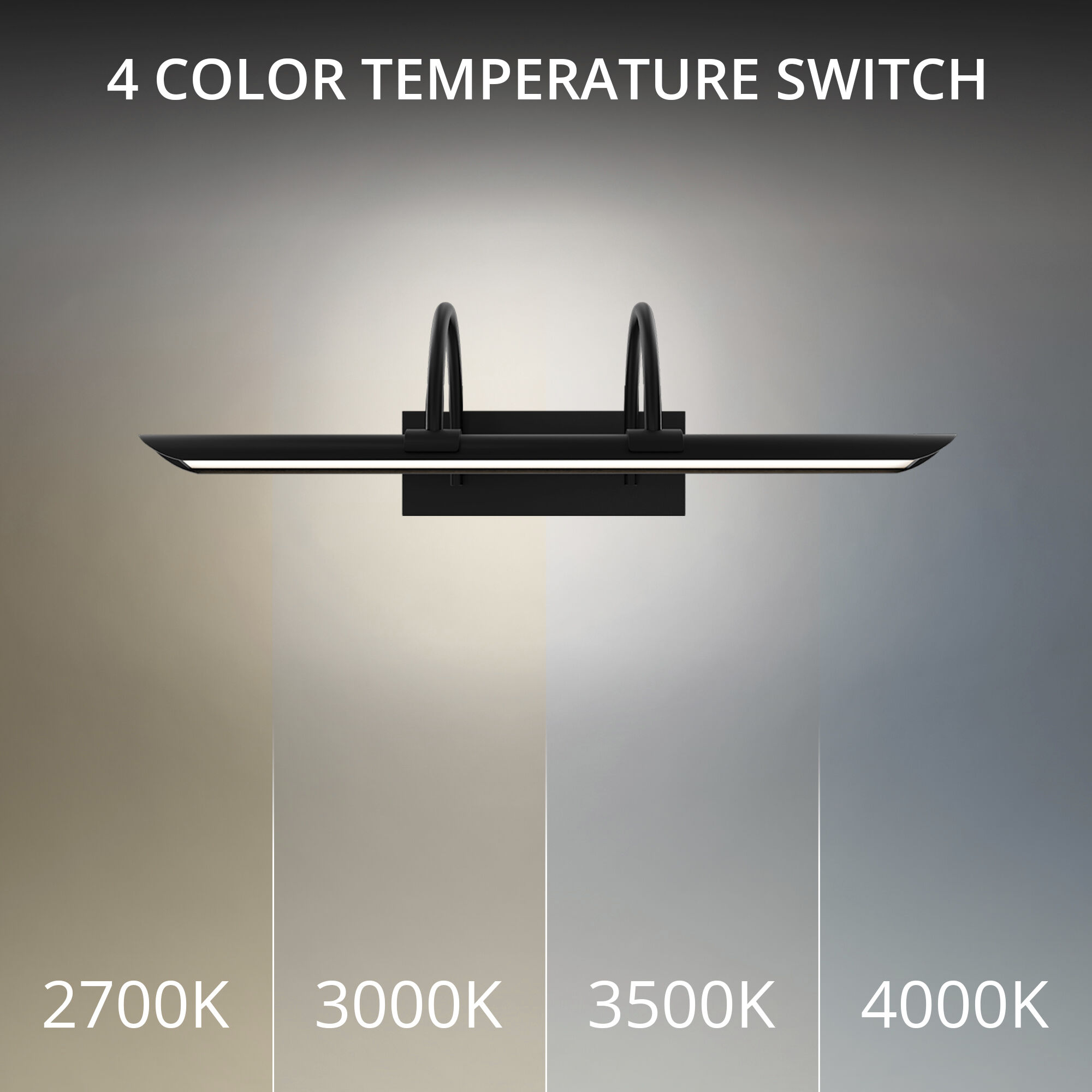 Ansel Indoor Wall Lighting in 2700K, Black