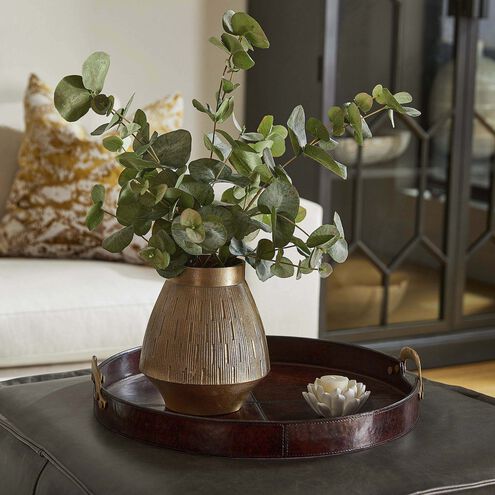 Lusso 20 inch Grey Pouf