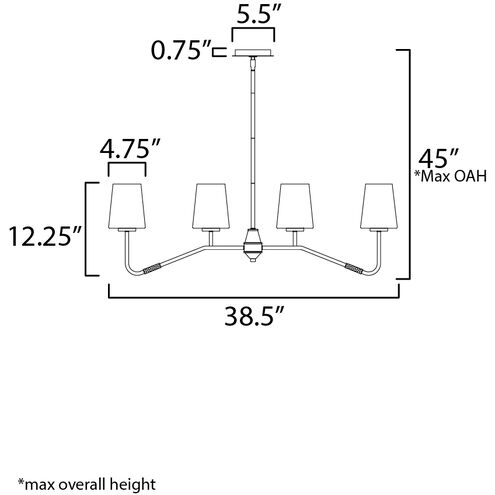 Durham Linear Pendant Ceiling Light