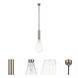 Ballston Edison LED 5 inch Brushed Satin Nickel Mini Pendant Ceiling Light
