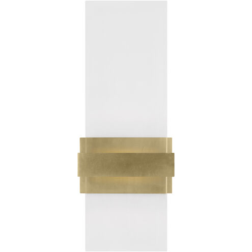Sean Lavin Flyta LED 3.3 inch Natural Brass ADA Wall Sconce Wall Light in Clear Glass