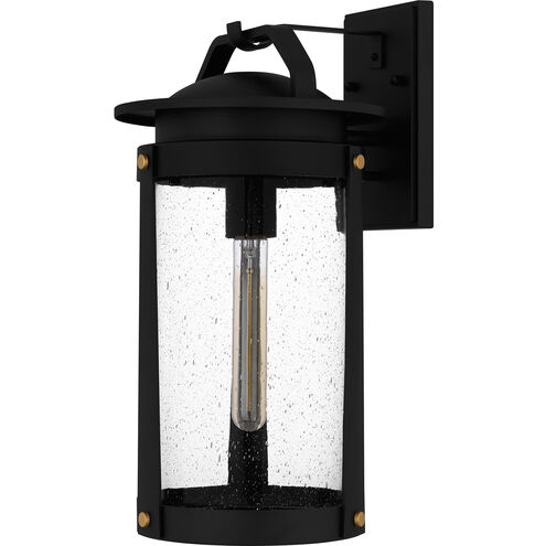 Clifton 1 Light 18 inch Earth Black Outdoor Wall Lantern