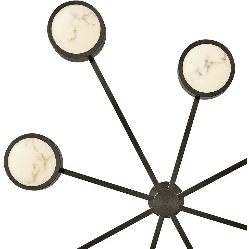 Cava LED 50 inch Black Oxide Semi-flush Mount Ceiling Light