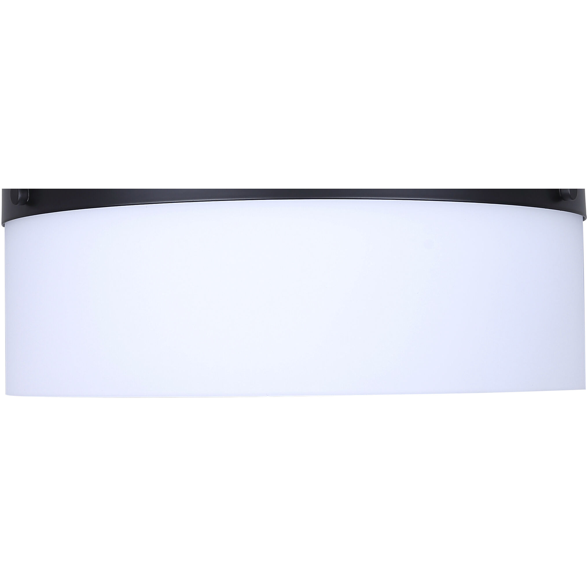Malloy 2 Light 12.25 inch Black Flush Mount Ceiling Light