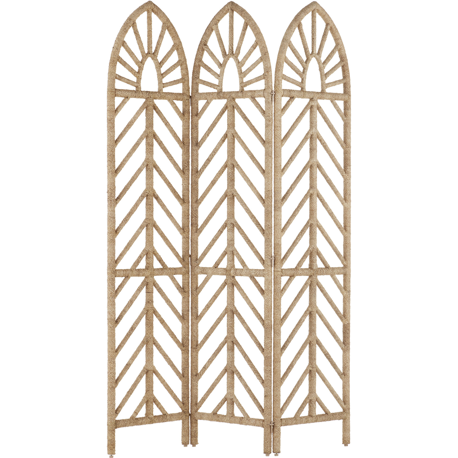 Currey & Company 3000-0166 Samal 76 inch Natural Rope Screen