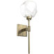 Gem LED 6.5 inch Heritage Brass Indoor Sconce Wall Light, Belvedere
