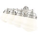 Vaughn 4 Light 31.5 inch Brushed Nickel Vanity Wall Light