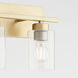 Carter 2 Light 14 inch Aged Brass Vanity Light Wall Light