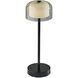 Benji 13.63 inch 1.50 watt Black LED Cordless Table Lamp Portable Light