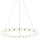 Oni LED 31.5 inch Oxidized Gold Chandelier Ceiling Light