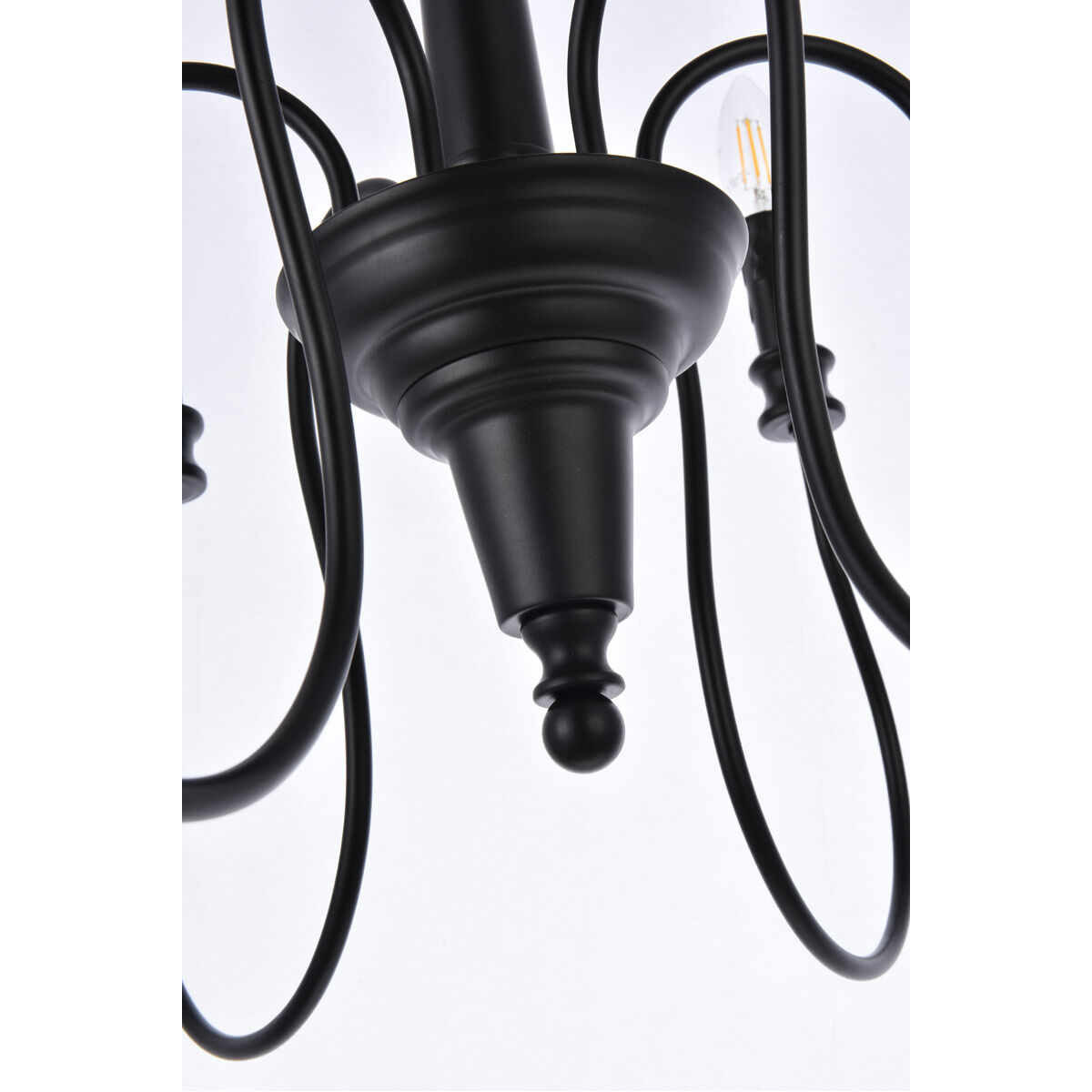 Flynx 6 Light 26 inch Black Pendant Ceiling Light