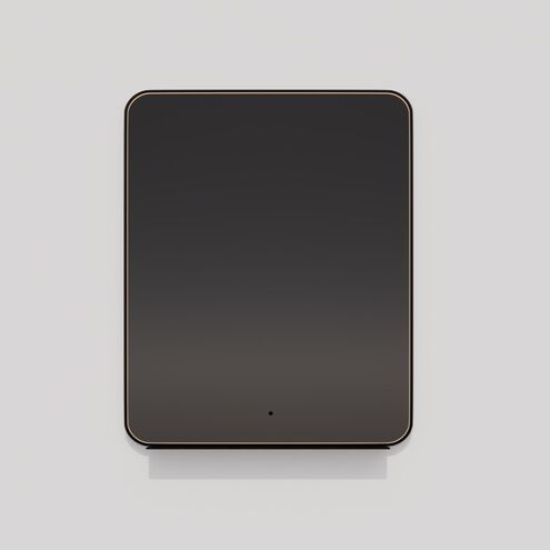 Avior 48 X 36 inch Black LED Lighted Mirror, Vanita by Oxygen