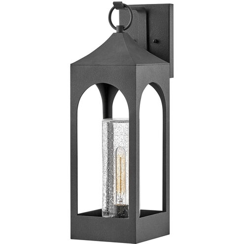 Heritage Amina LED 25 inch Distressed Zinc Outdoor Wall Mount Lantern, Large