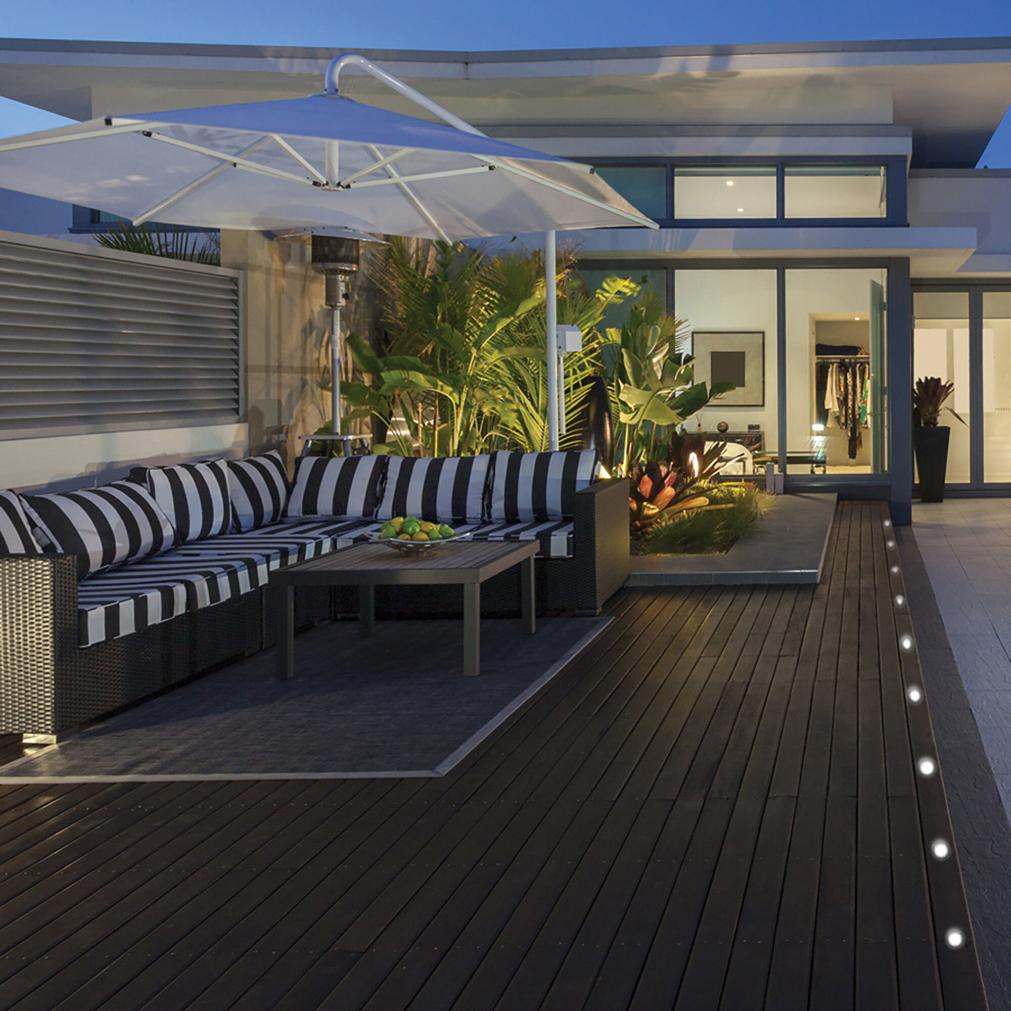 Tyler 12 4.1 watt Stainless Steel Path Lighting in 3000K, WAC Landscape