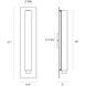 Tubo Slim LED 4.75 inch Satin Nickel ADA Sconce Wall Light in Drum