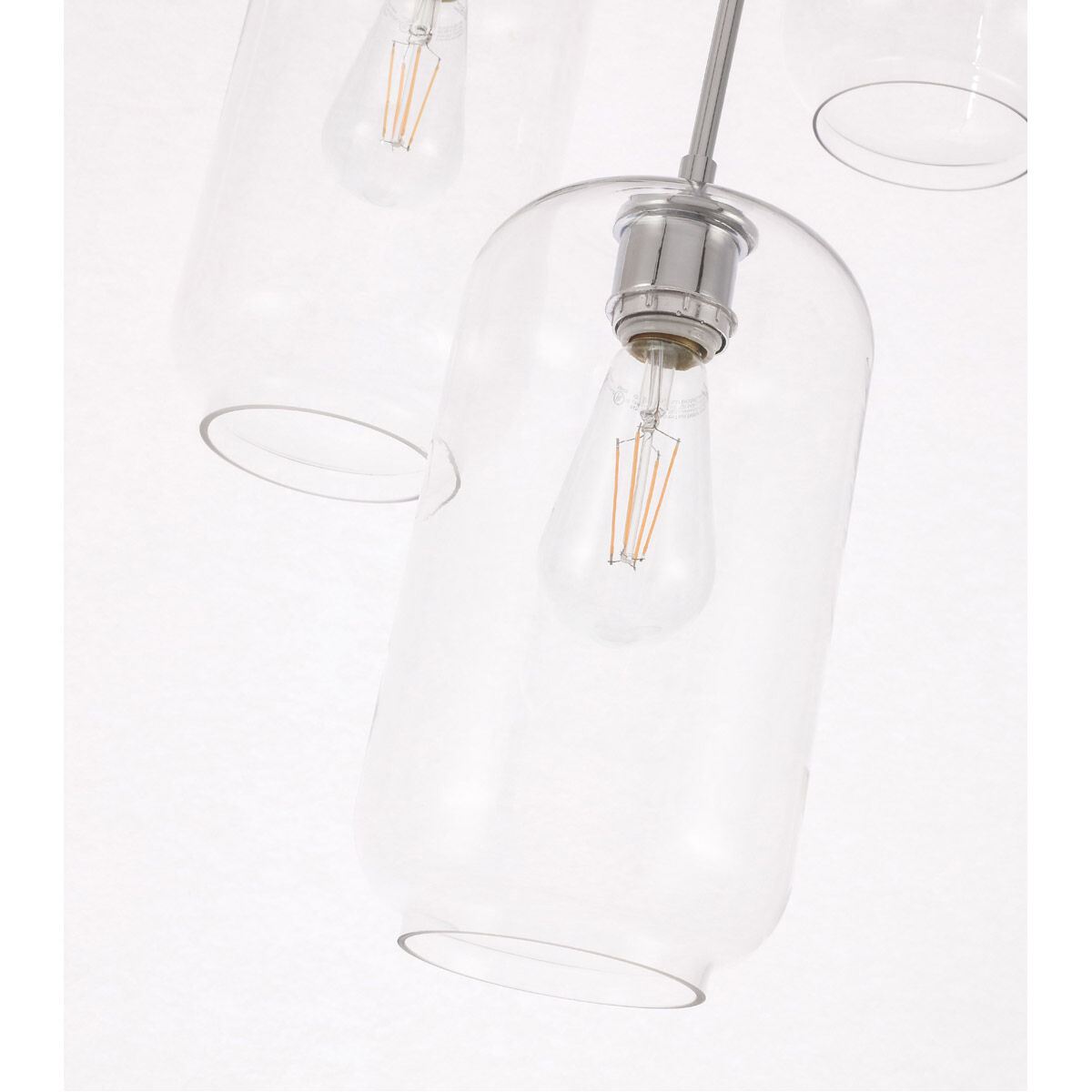 Collier 3 Light 16.3 inch Chrome Pendant Ceiling Light