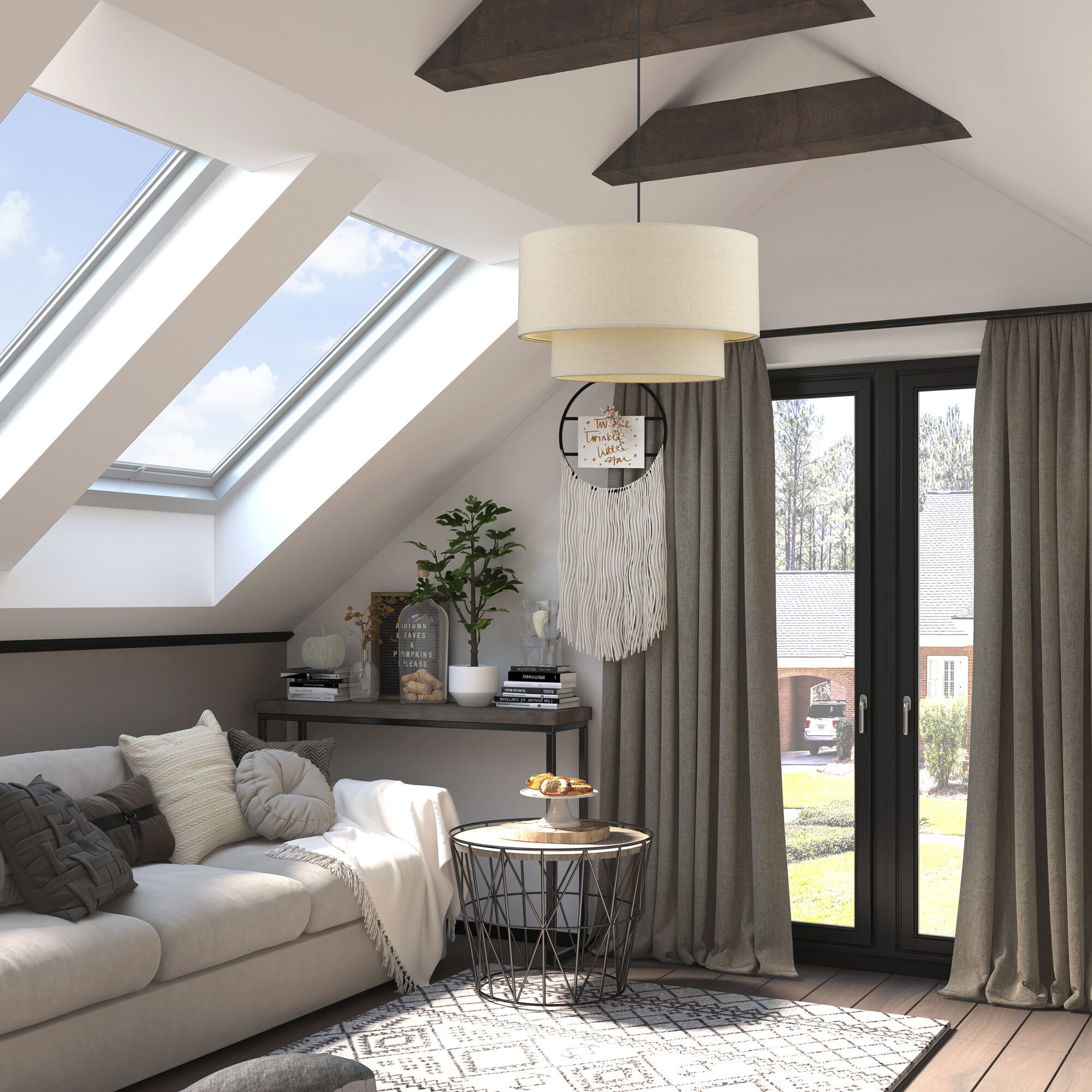 Bellingham 3 Light 20 inch Bronze Pendant Ceiling Light