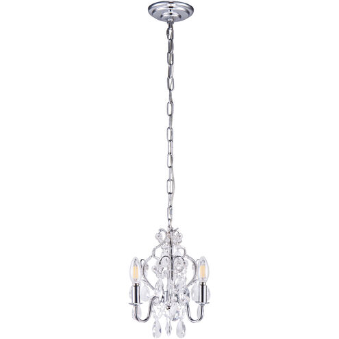 Karter 3 Light 10 inch Chrome Pendant Ceiling Light