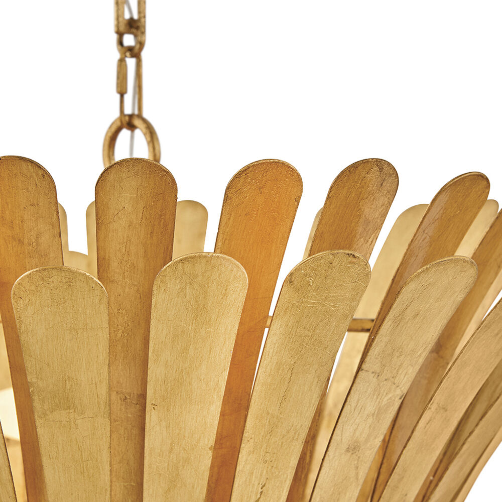 Reina 3 Light 25.5 inch Distressed Brass Chandelier Ceiling Light