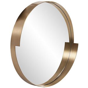 Intrepid 20 X 20 inch Brass Mirror
