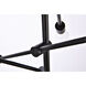 Axel 6 Light 29 inch Black Pendant Ceiling Light
