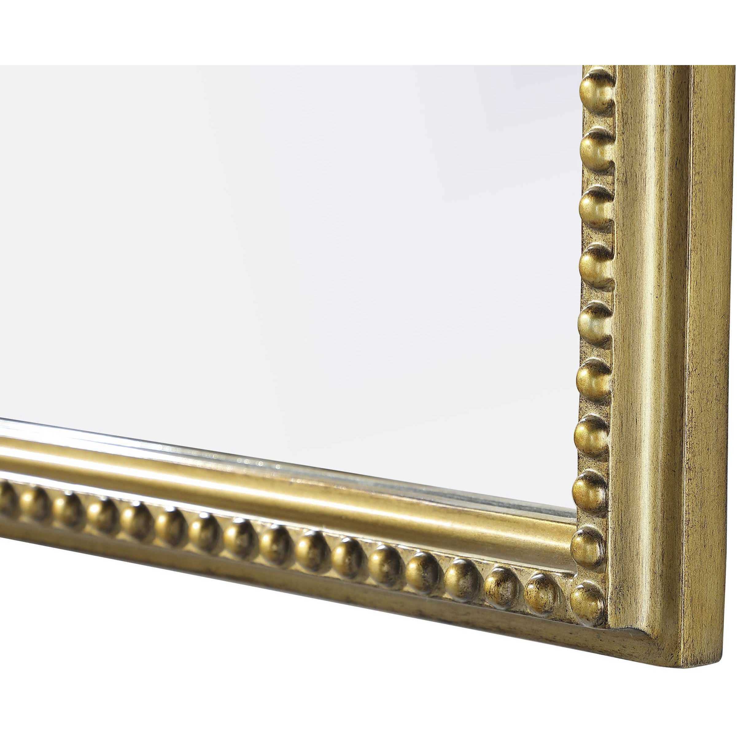 Naomi 36 X 33 inch Antique Brass Mirror