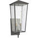 Marquis 2 Light 32 inch Matte Black Outdoor Sconce