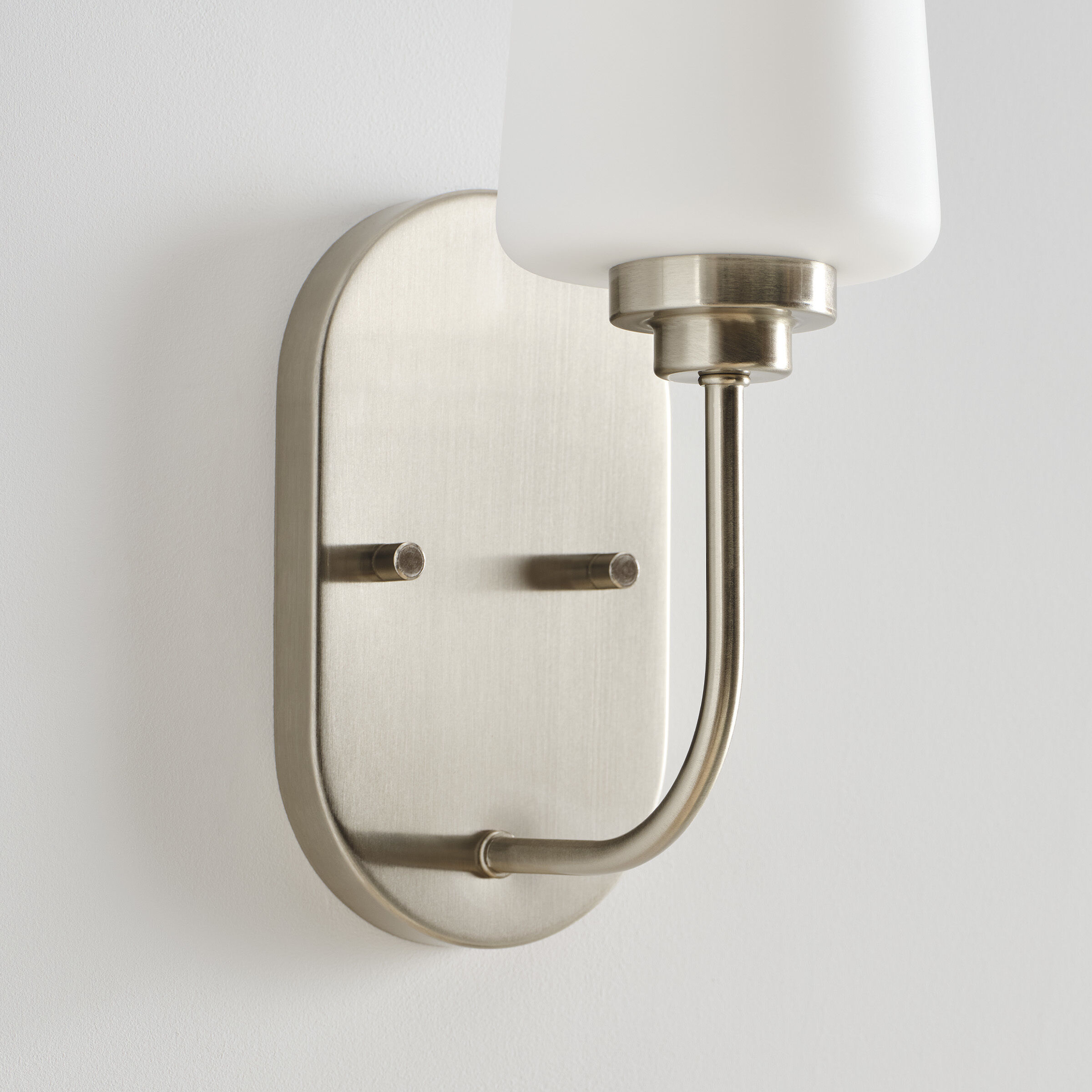 Windom 1 Light 4.5 inch Brushed Nickel Wall Bath Fixture Wall Light