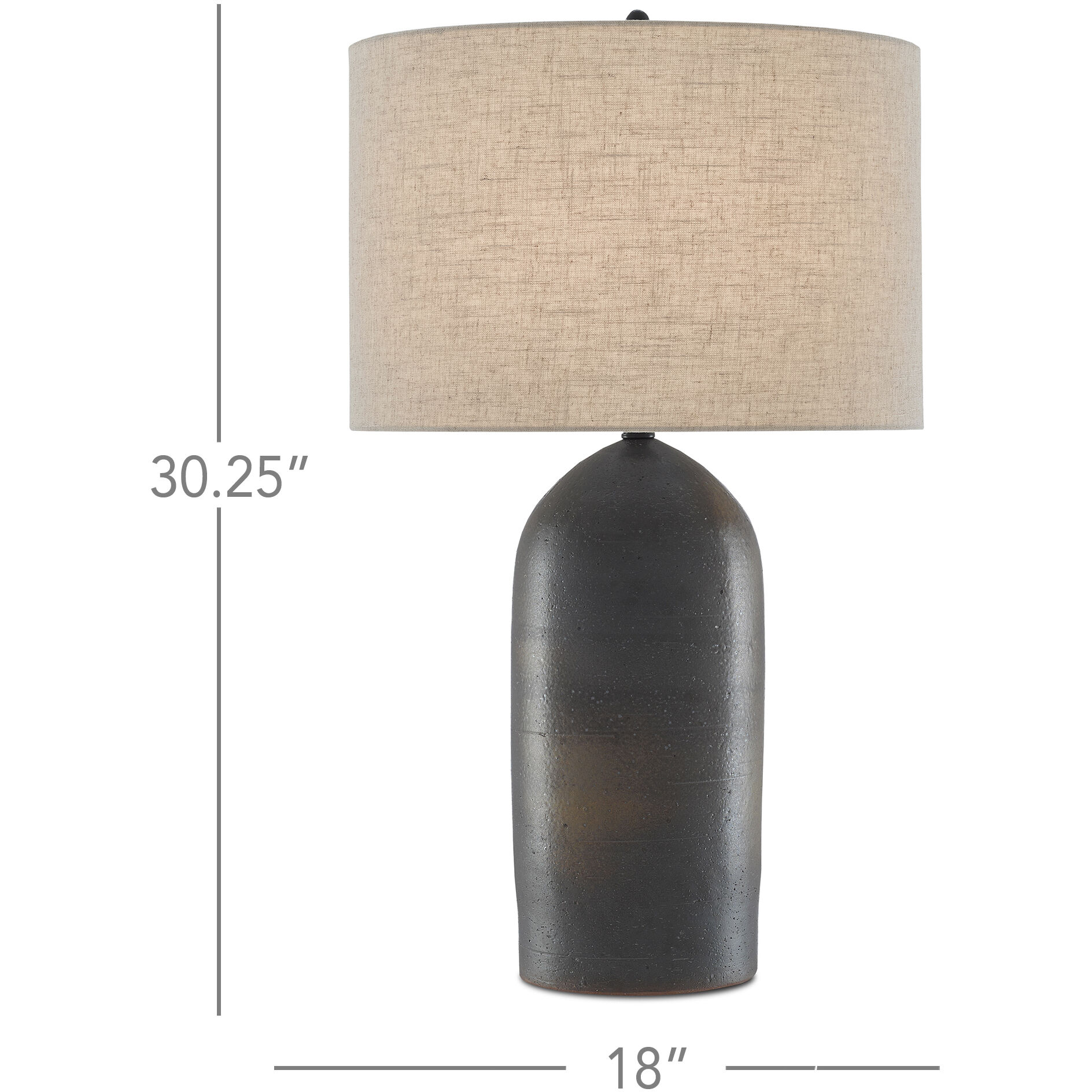 Munby 30.25 inch 150 watt Rust/Iron Table Lamp Portable Light