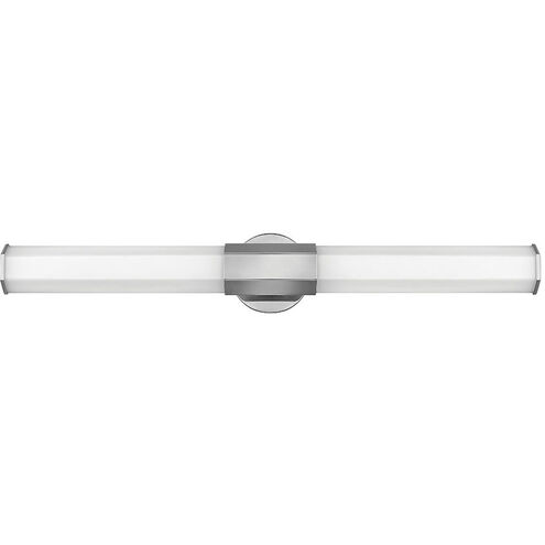 Facet LED 32 inch Polished Nickel Vanity Light Wall Light, Vertical