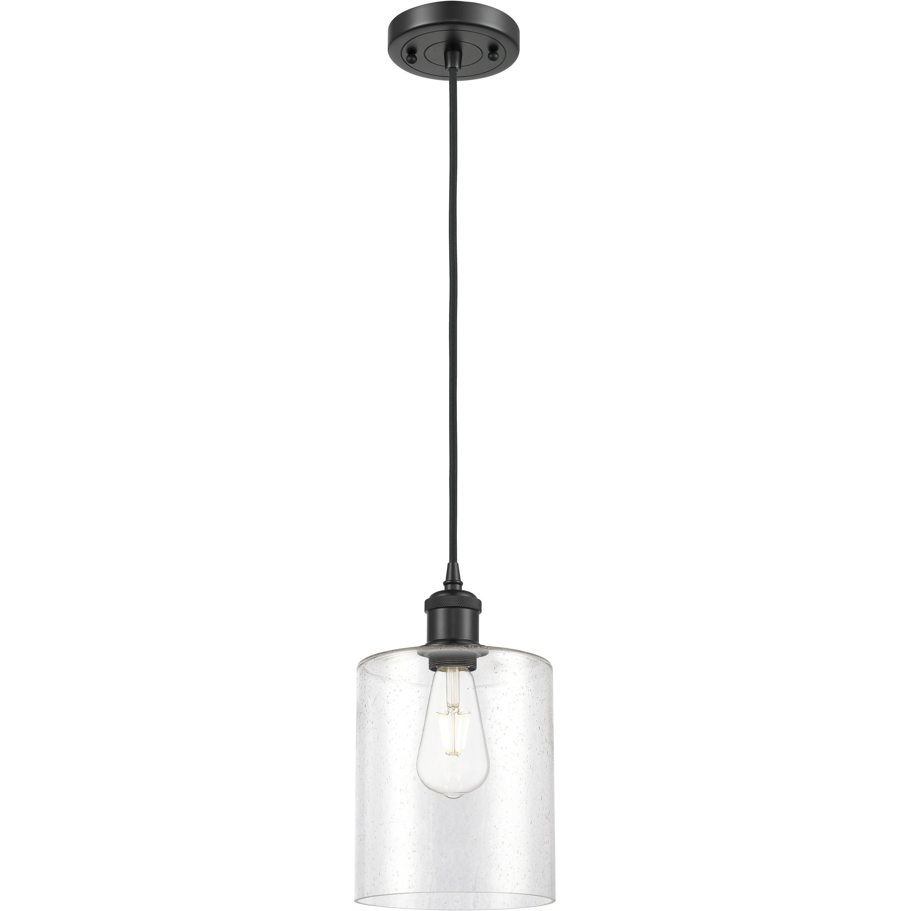 Paladin 1 Light 7.13 inch Matte Black Mini Pendant Ceiling Light