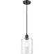 Paladin 1 Light 7.13 inch Matte Black Mini Pendant Ceiling Light
