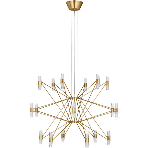 Sean Lavin Lassell 36 Light 38.3 inch Natural Brass Chandelier Ceiling Light