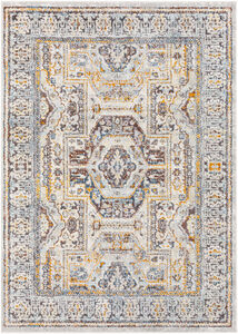 New Mexico 123 X 94 inch Light Grey Rug in 8 x 10, Rectangle